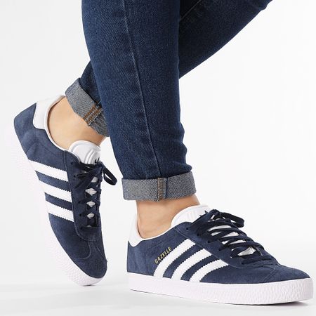 Adidas Originals - Gazelle BY9144 Collegiate Navy Cloud White Zapatillas Mujer