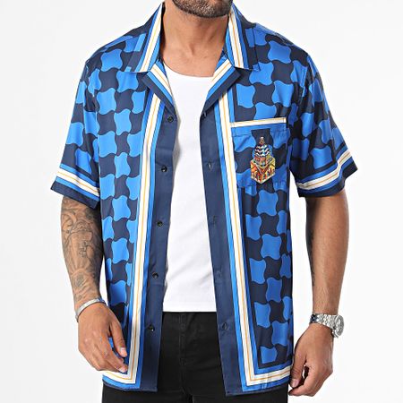 Classic Series - Camisa azul marino de manga corta