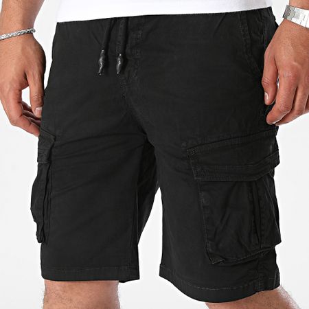 KZR - Pantalones cortos cargo negros