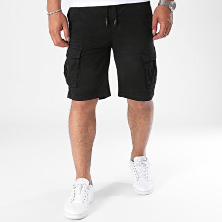KZR - Pantalones cortos cargo negros