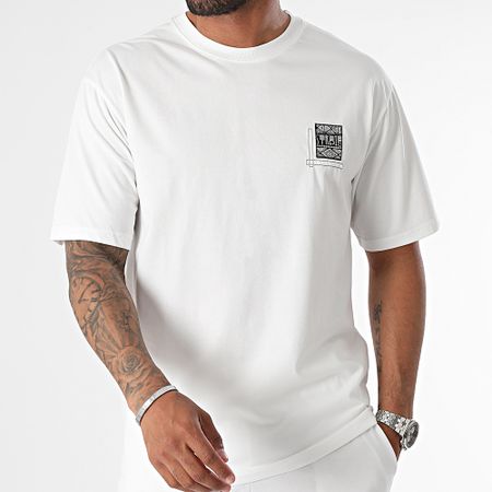 Classic Series - Conjunto de camiseta oversize blanca y pantalón corto de jogging