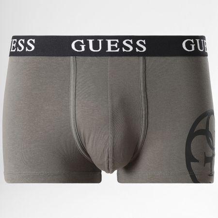 Guess - Juego de 6 bóxers U4RG04-K6YW0 Negro Rojo Gris