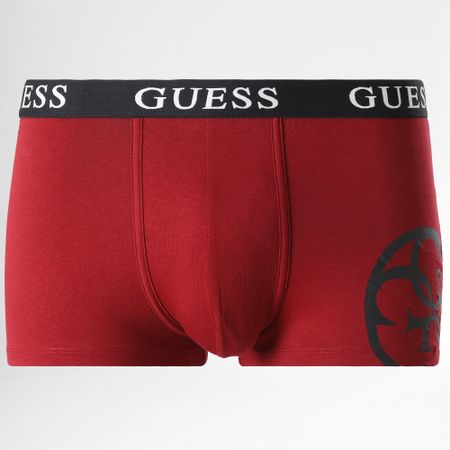 Guess - Juego de 6 bóxers U4RG04-K6YW0 Negro Rojo Gris
