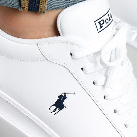 Polo Ralph Lauren - Heritage Court II Blanco Azul Marino Zapatillas