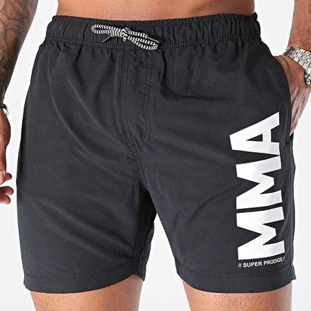 Super Prodige - Traje de baño MMA Negro Blanco