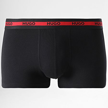 HUGO - Lote de 3 calzoncillos bóxer 50492375 Negro