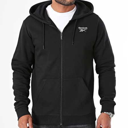 Reebok - Sudadera con capucha y cremallera Identity SL 100202857 Negro