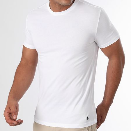 Polo Ralph Lauren - Lote de 3 camisetas blancas Original Player