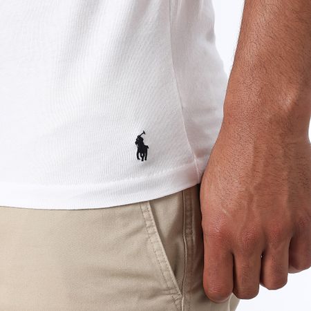 Polo Ralph Lauren - Lote de 3 camisetas blancas Original Player