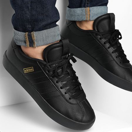 Adidas Performance - Zapatillas VL Court 3.0 JI1441 Core Black Gold Metal