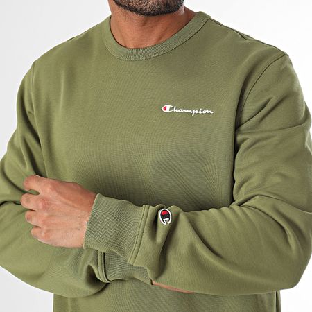 Champion - Sudadera cuello redondo 220259 Verde caqui