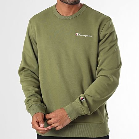Champion - Sudadera cuello redondo 220259 Verde caqui