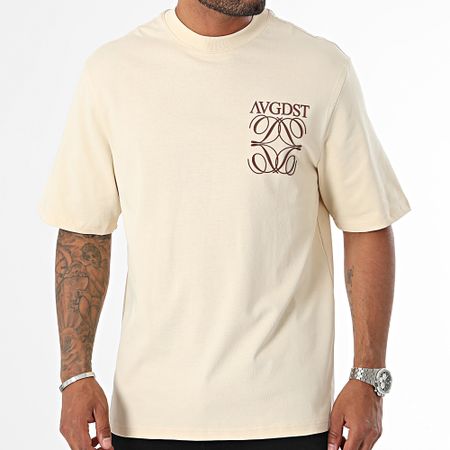 KZR - Camiseta oversize beige