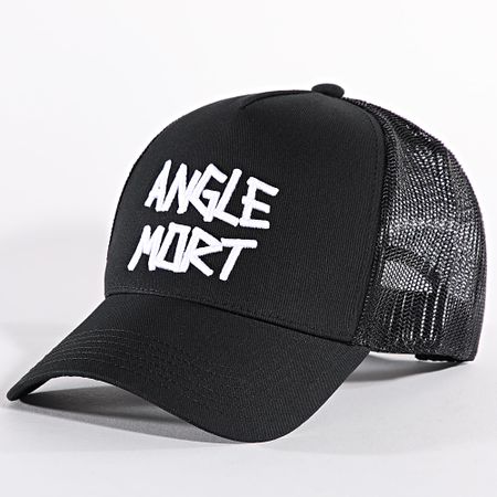 Angle Mort - Trucker Logo Cap Negro