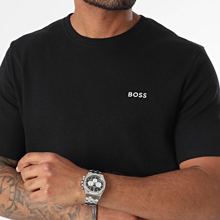 BOSS - Camiseta Waffle 50480834 Negro