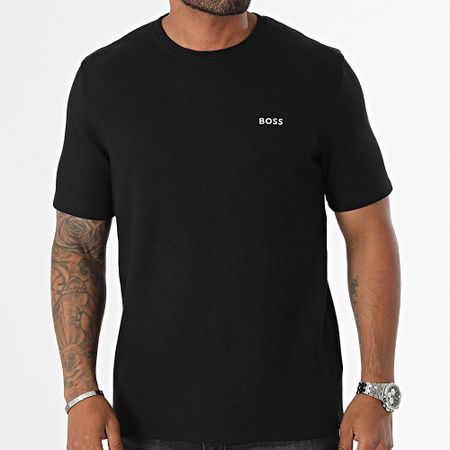 BOSS - Camiseta Waffle 50480834 Negro