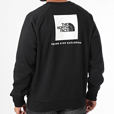 The North Face - Redbox A89FA Sudadera Raglan Crewneck Negro