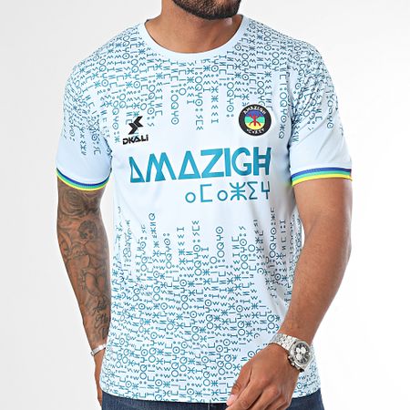 DKALI - Camiseta de fútbol azul claro Amazigh