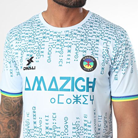 DKALI - Camiseta de fútbol azul claro Amazigh
