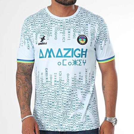 DKALI - Camiseta de fútbol azul claro Amazigh