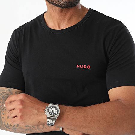 HUGO - Lote de 3 camisetas 50493972 Negro
