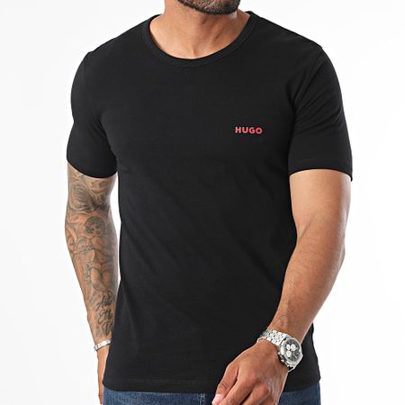 HUGO - Lote de 3 camisetas 50493972 Negro