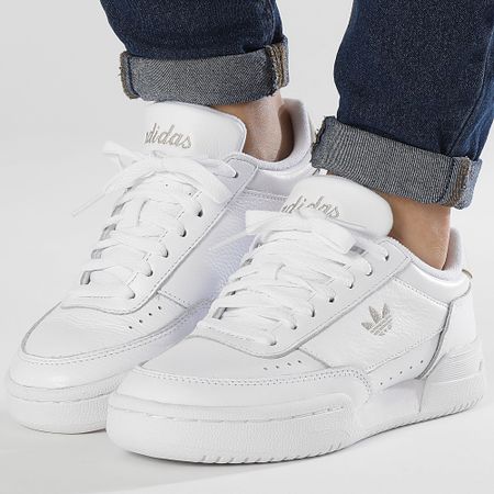 Adidas Originals - Mujer Zapatillas Court Super W IF9432 Calzado White Wonder Gold Met Wonder Beige