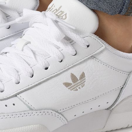 Adidas Originals - Mujer Zapatillas Court Super W IF9432 Calzado White Wonder Gold Met Wonder Beige
