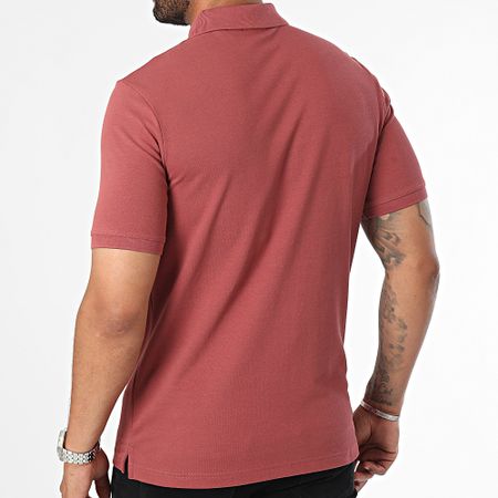 Calvin Klein - Polo Manga Corta Piqué 1196 Rojo