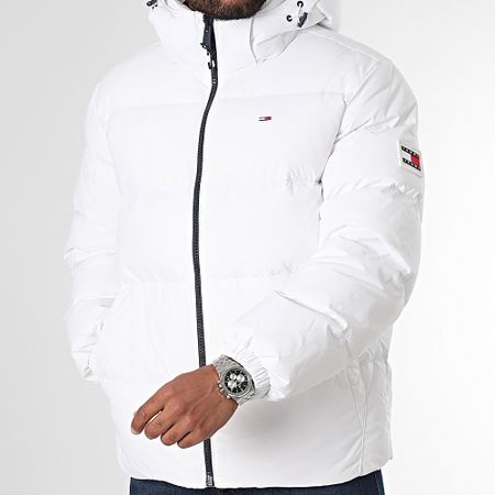 Tommy Jeans - Chaqueta con capucha Essential 9786 Blanca