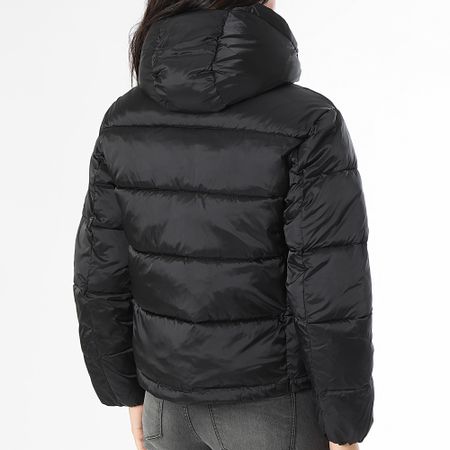 Calvin Klein - Chaqueta con capucha para mujer 4616 Negro
