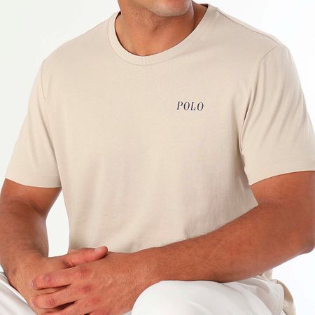 Polo Ralph Lauren - Camiseta Beige Logo