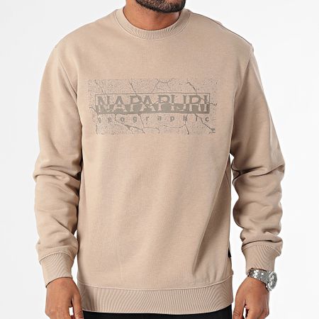 Napapijri - Albula Sudadera cuello redondo A4HZR Beige