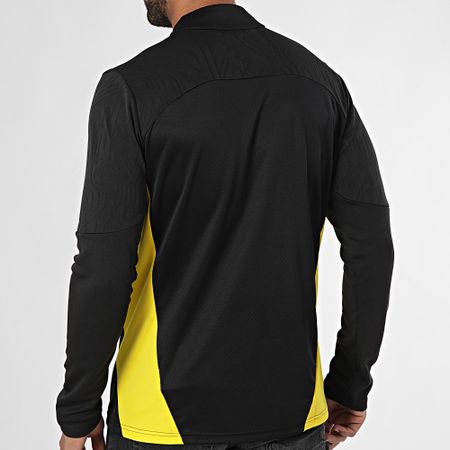 Puma - Camiseta Manga Larga Cremallera Cuello Borussia Dortmund 09 Entrenamiento 777610 Negro Amarillo