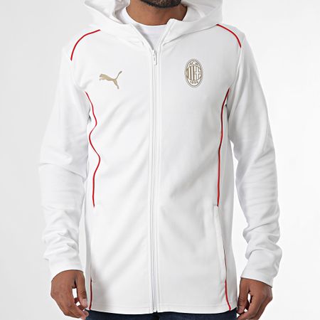 Puma - Sudadera con cremallera AC Milan Casuals 777659 Blanco