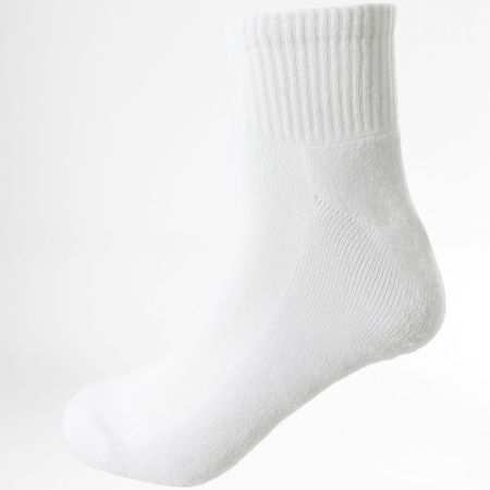 LBO - Lote de 5 pares de calcetines 00125 blancos