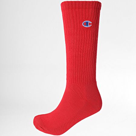 Champion - Lote de 3 Pares de Calcetines Auténticos Azul Marino Blanco Rojo