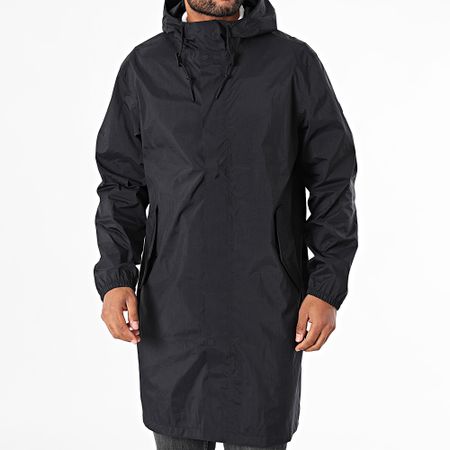 Aigle - BA112 Cortavientos largo con capucha Negro