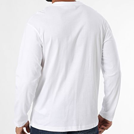 Calvin Klein - Camiseta de manga larga Cotton Comfort 1847 Blanco