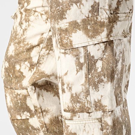 2Y Premium - Cargo Pants Regular Fit Jeans Beige Marrón