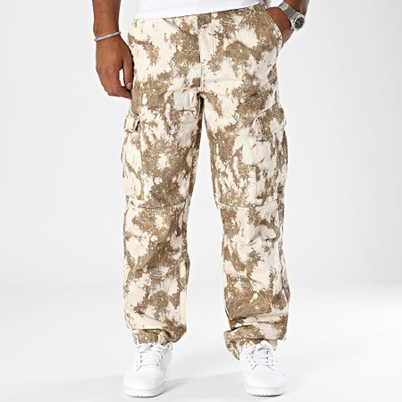 2Y Premium - Cargo Pants Regular Fit Jeans Beige Marrón