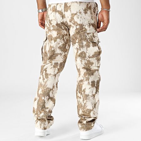 2Y Premium - Cargo Pants Regular Fit Jeans Beige Marrón