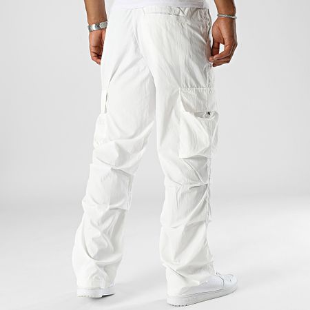 2Y Premium - Baggy Fit Cargo Pants Blanco