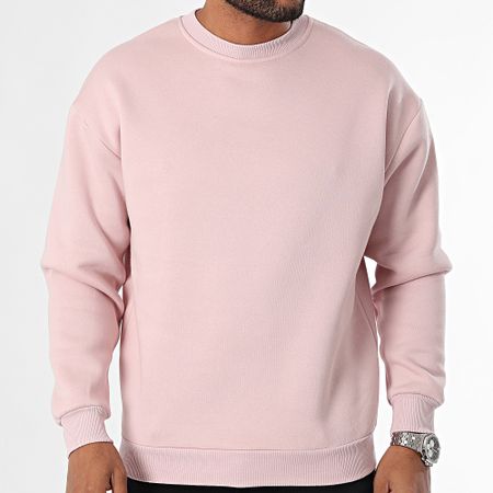 MTX - Sudadera de cuello redondo ZT1009 Rosa