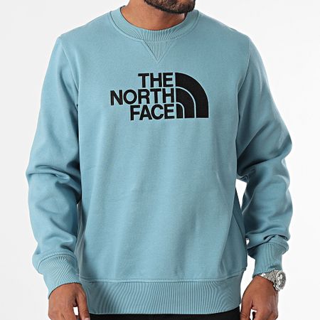 The North Face - Drew Peak A89EK Sudadera de cuello redondo azul claro