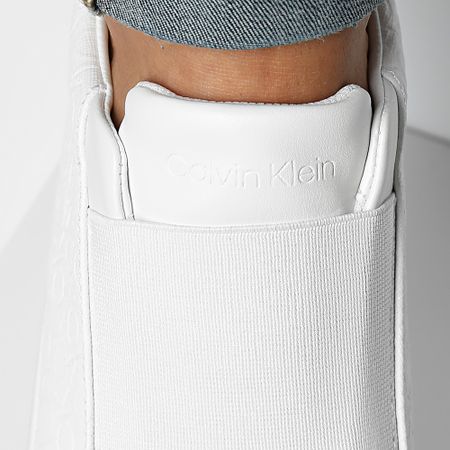 Calvin Klein - Canastas Vulcan Slip-On Mono Mix 2219 Blanco
