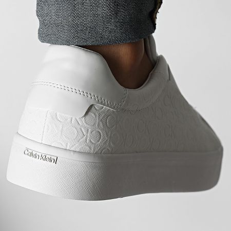 Calvin Klein - Canastas Vulcan Slip-On Mono Mix 2219 Blanco
