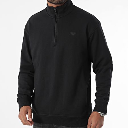 New Balance - Sudadera con cremallera MT43501 Negro