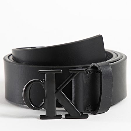 Calvin Klein - Cinturón Redondo Monoplaca 2068 Negro