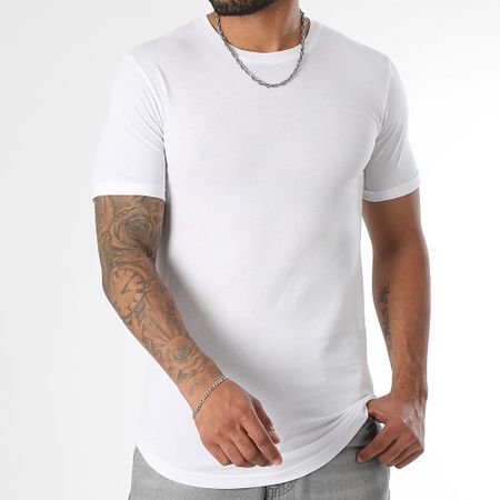 LBO - Juego De 3 Camisetas De Fondo Redondo 3553 Negro Blanco Camel